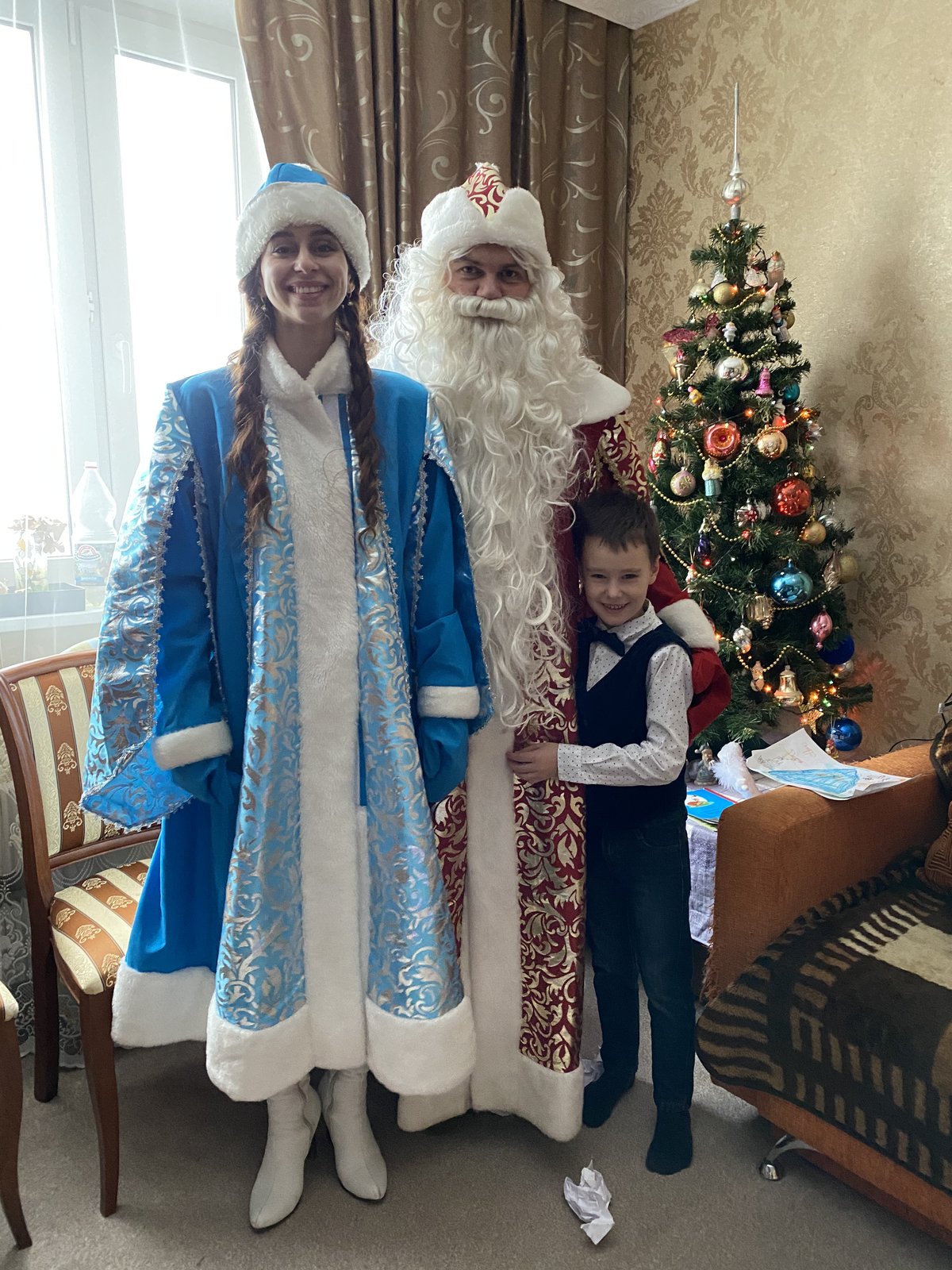 Визит Деда Мороза и Снегурочки — Евгения Алексеева, 25.12.2020